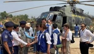 রোহিঙ্গা ক্যাম্প পরিদর্শনে গেলেন সুইডেনের রাজকুমারী ভিক্টোরিয়া