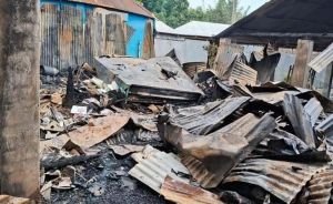 ফরিদপুরে সালথায় রাতের আধাঁরেই আগুনে পুড়ল ১২টি দোকান