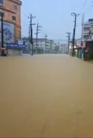 সিলেটে ফের বন্যা, বাসা-বাড়িতে ঢুকছে পানি