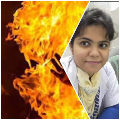 ফেসবুকে পোস্ট দিয়ে শরীরে আগুন দিলেন নারী চিকিৎসক