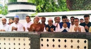 বস্ত্র ও পাট মন্ত্রী জাহাঙ্গীর কবির নানকের সিলেট আগমন