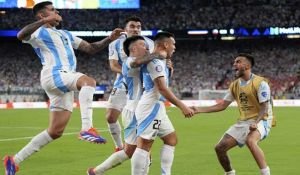 চিলিকে হারিয়ে কোয়ার্টারে আর্জেন্টিনা
