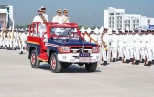 নৌবাহিনীর নবীন নাবিকদের সমাপনী কুচকাওয়াজ